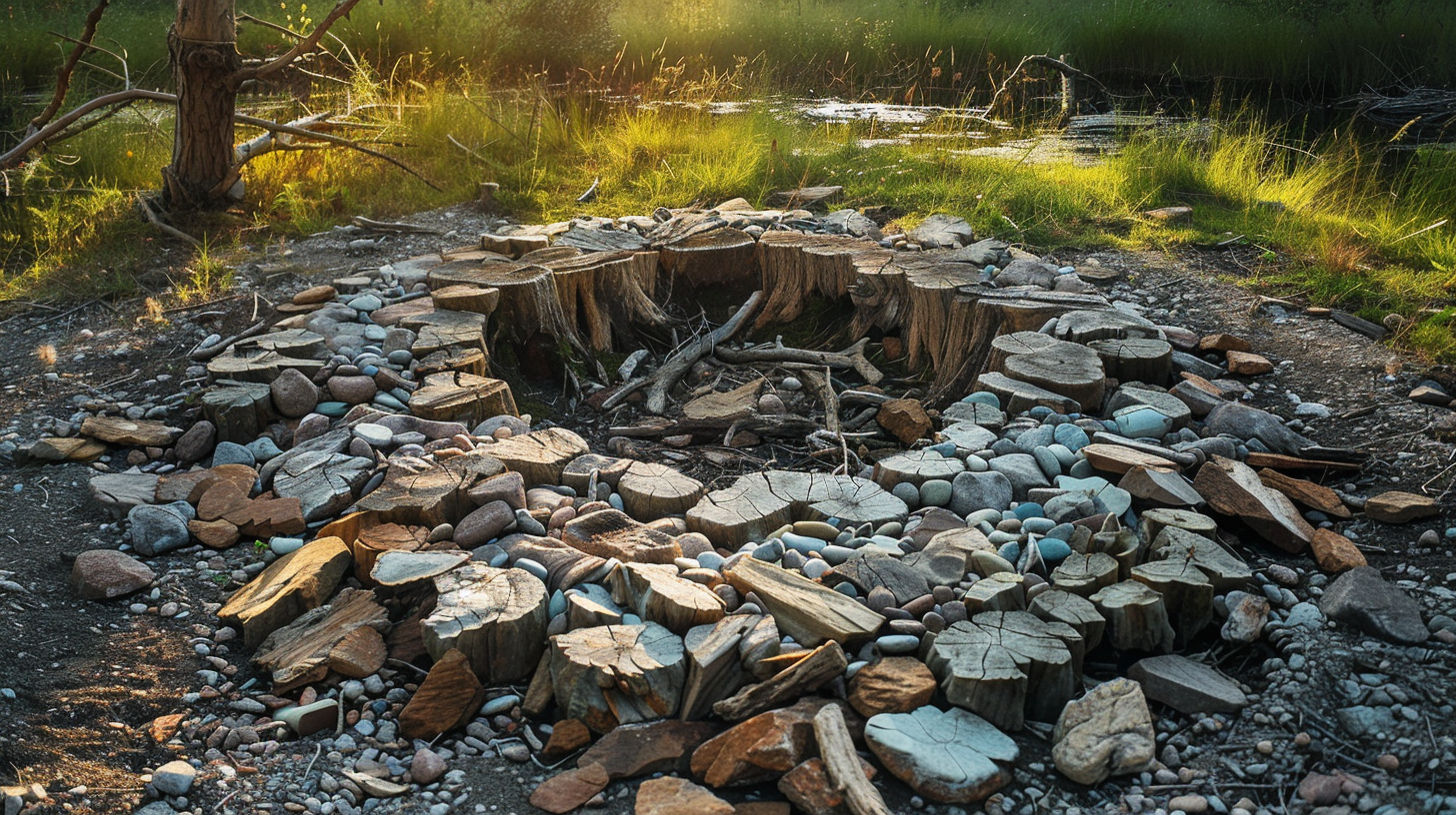 Activité Land Art - Association BONHEUR apiculture